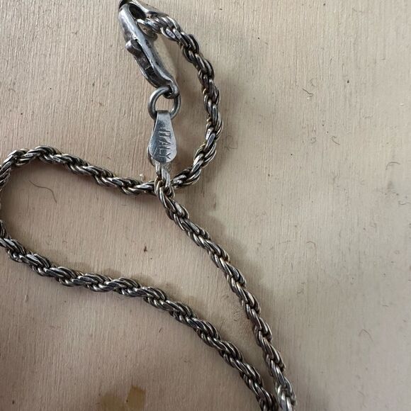 Vintage J.Rosetta Sterling Turquoise Necklace - Picture 9 of 9